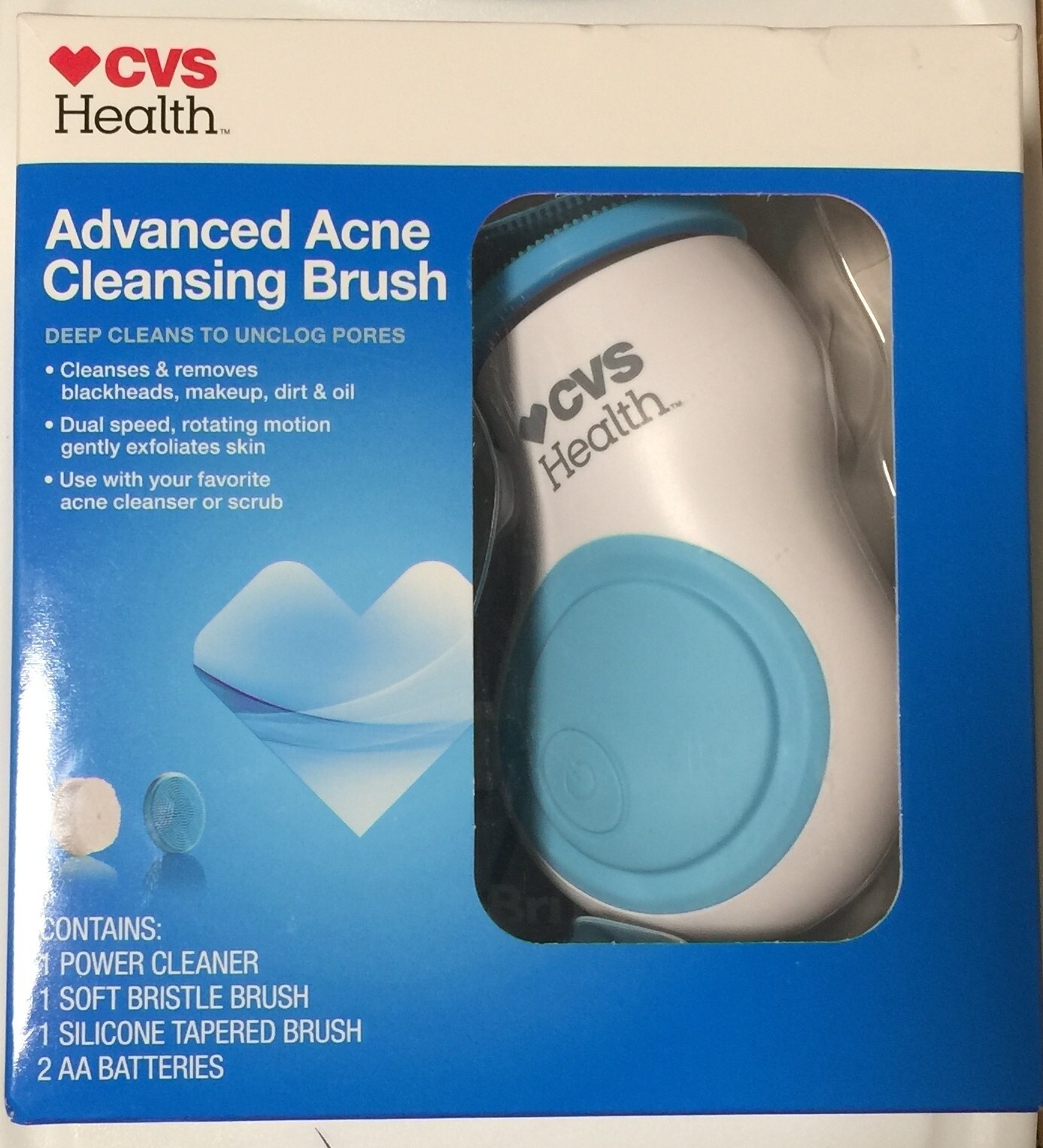 CVS Health Advanced Acne Cleansing Brush – Sealed Box