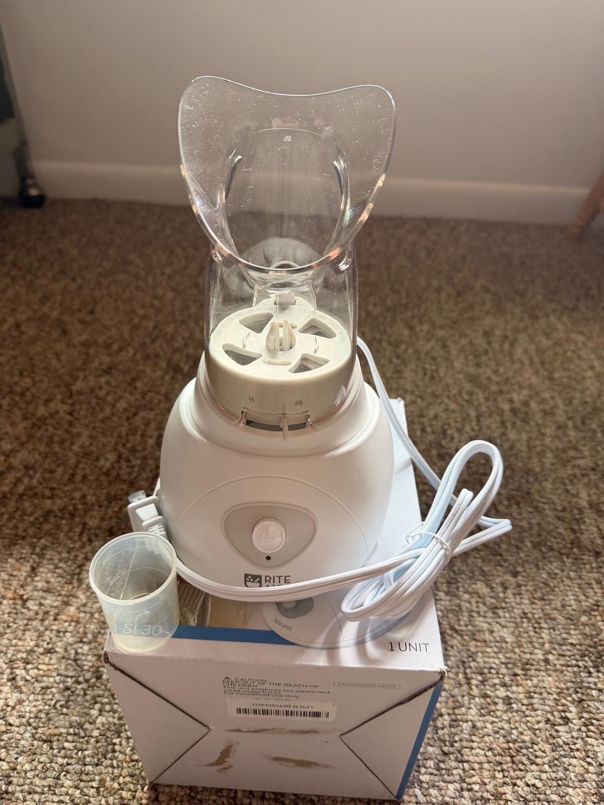 SI30 Steam Inhaler for Sinus Congestion & Allergies, Drug-Free, Quick 3-5 Min…