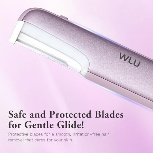 Sonic Dermaplaning Tool for Facial Exfoliation & Peach Fuzz Removal – 10 Blades
