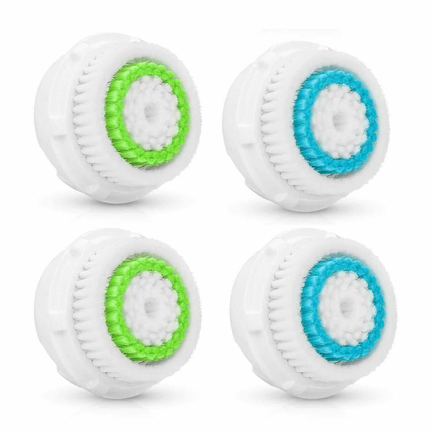 Lot of 12 Facial Cleansing Brush Heads Replacement, Face Cleaning Clogged Pores