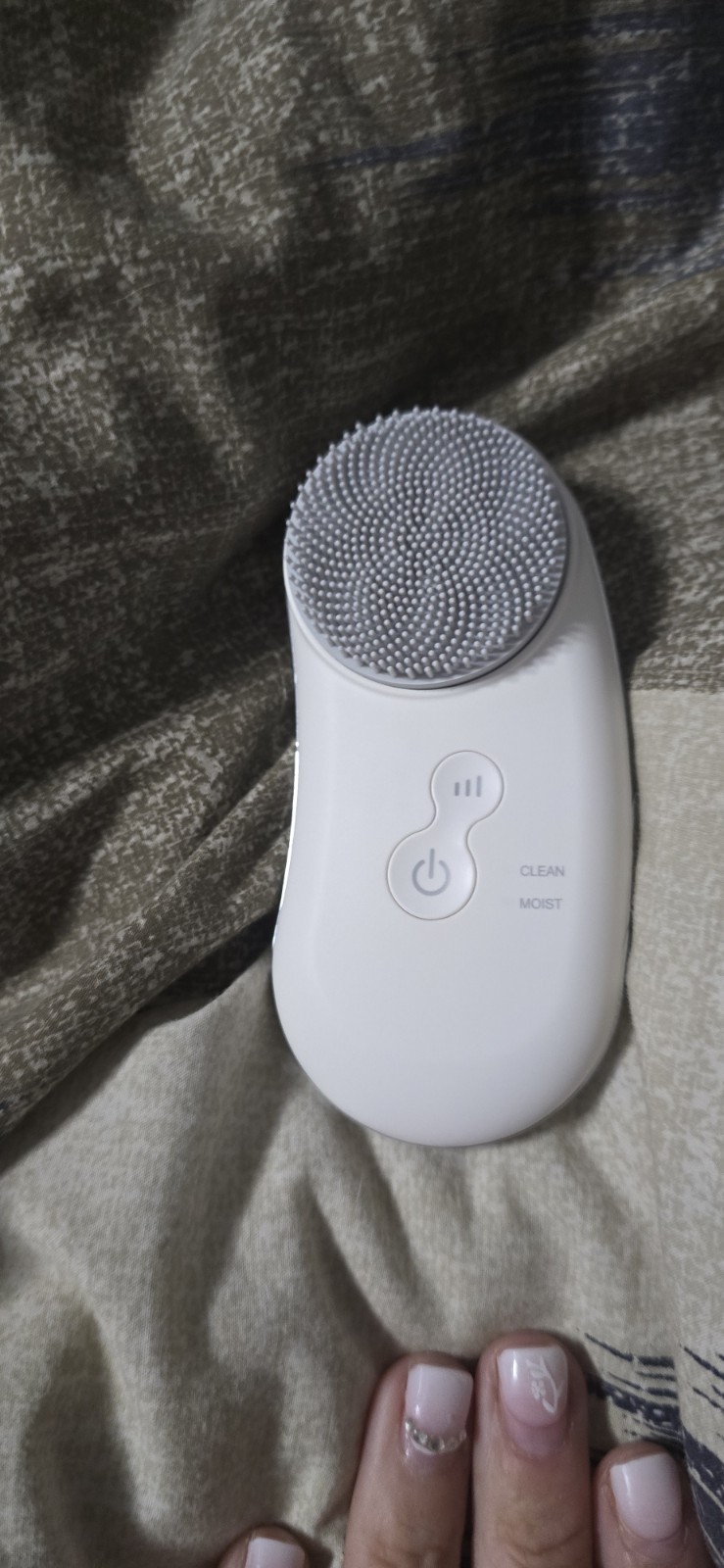 Pixnor Electric Facial Brush Waterproof Model E010109 White Plastic