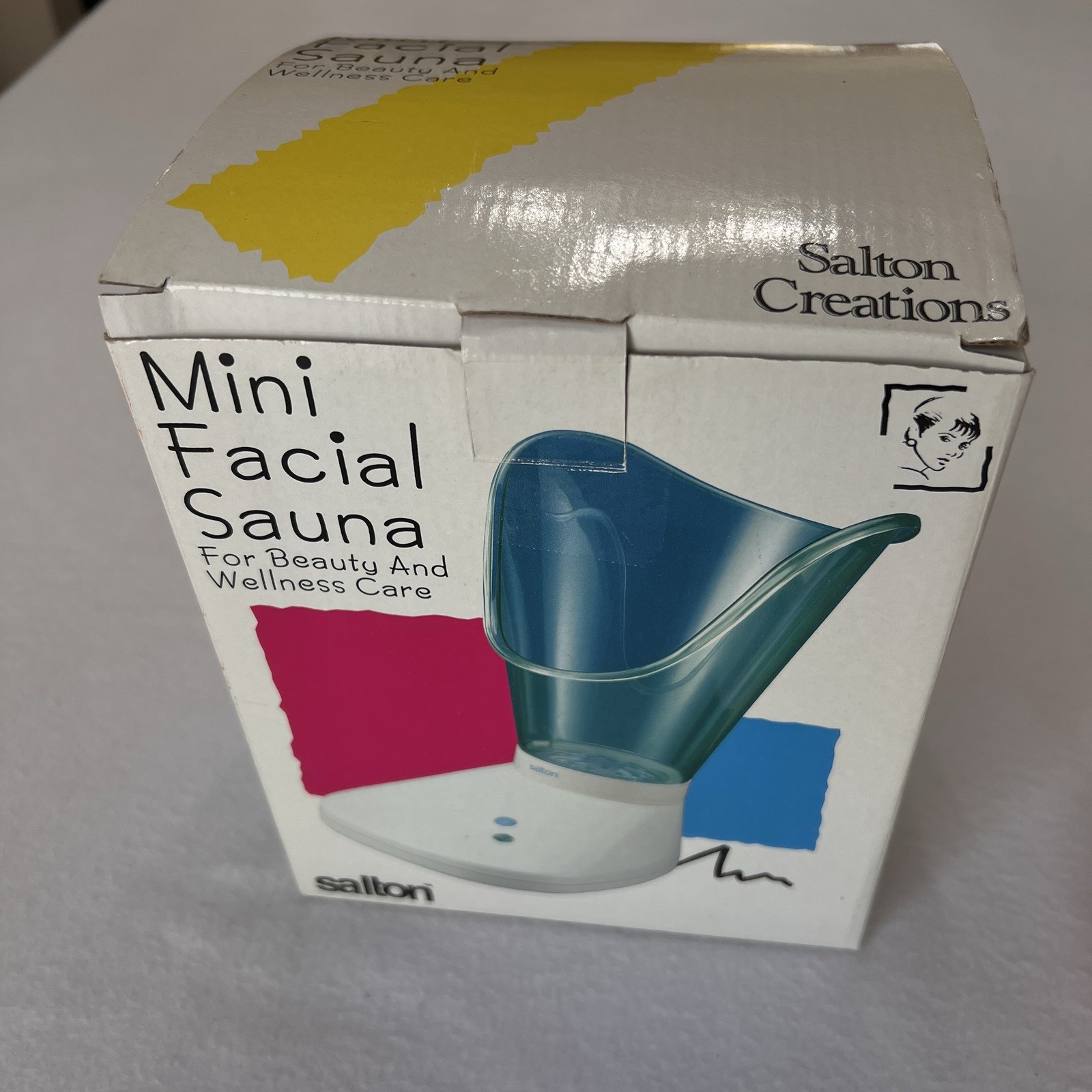Salton Creations Mini Facial Sauna Vintage New In Box Beauty Wellness Self care