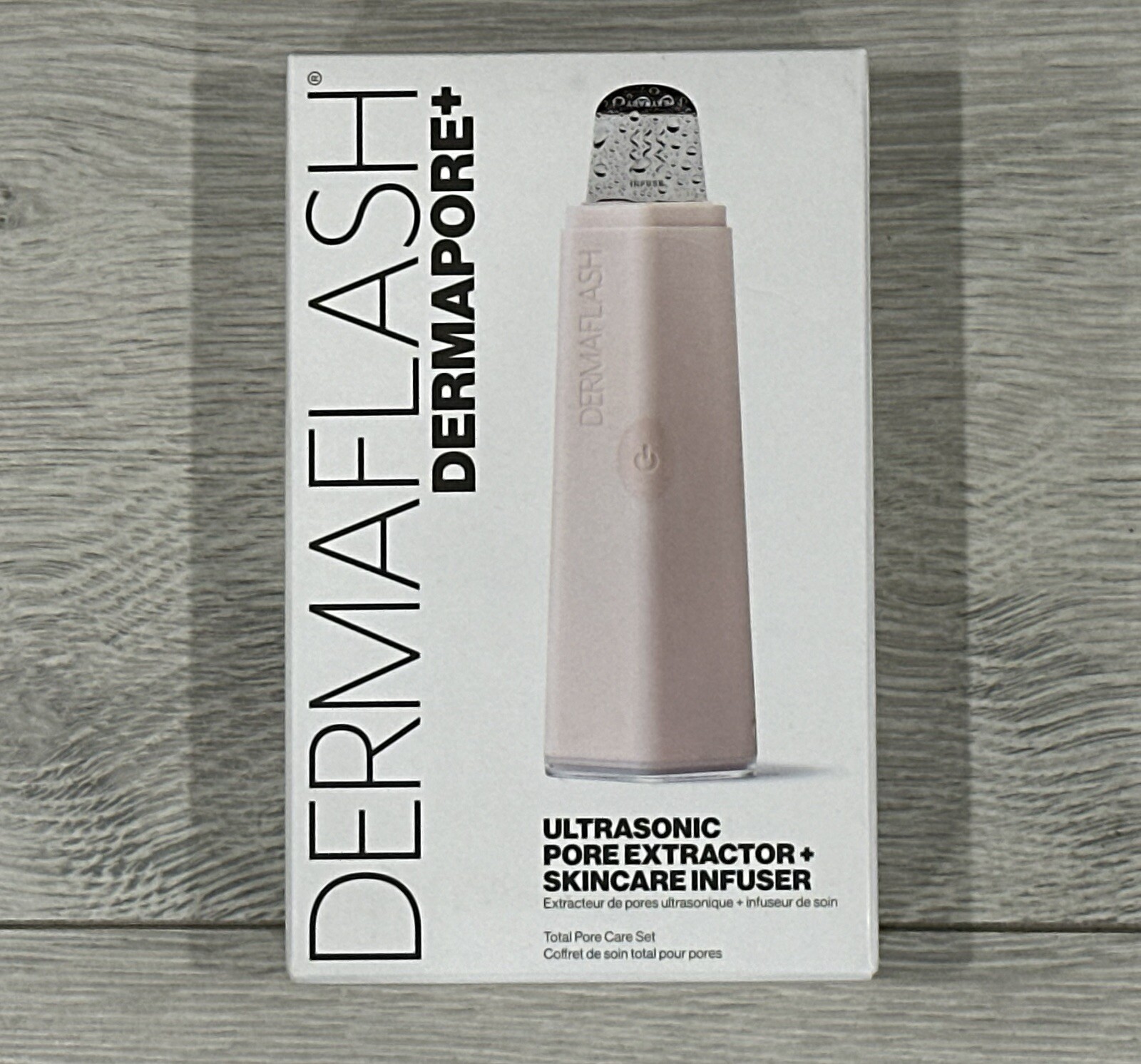 Dermaflash Dermapore+ Ultrasonic Pore Extractor + Skincare Infuser – Blush (NEW)