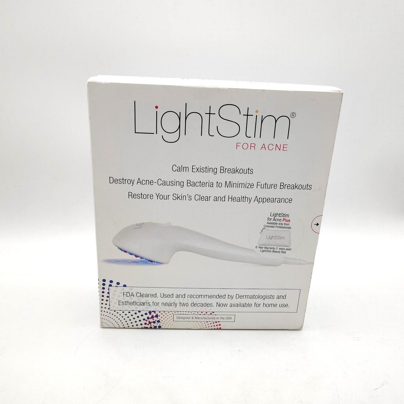 New Factory Sealed LightStim for Acne LED Light Therapy Device
