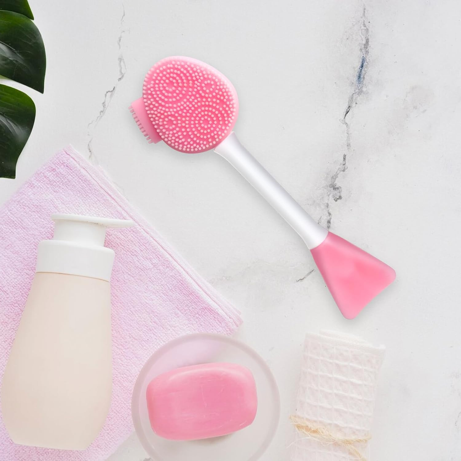 Silicone Face Scrubber Face Mask Brush Exfoliating Lip Cleansing Facial Cleansin