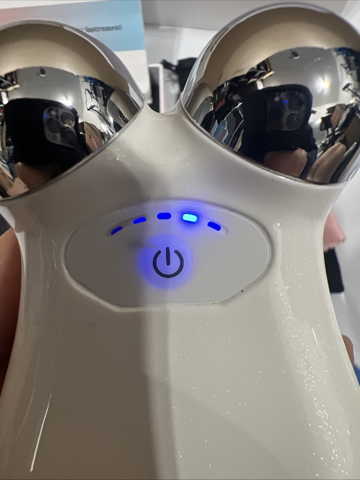Facial Toning Device – Mini OPEN BOX color Pink never used