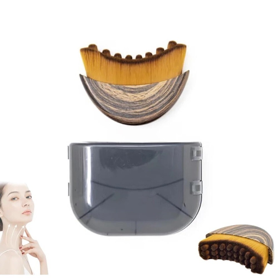 New Lymphatic Contour Face Brush, Dry Brushing Face Brush, Lymphatic Drainage