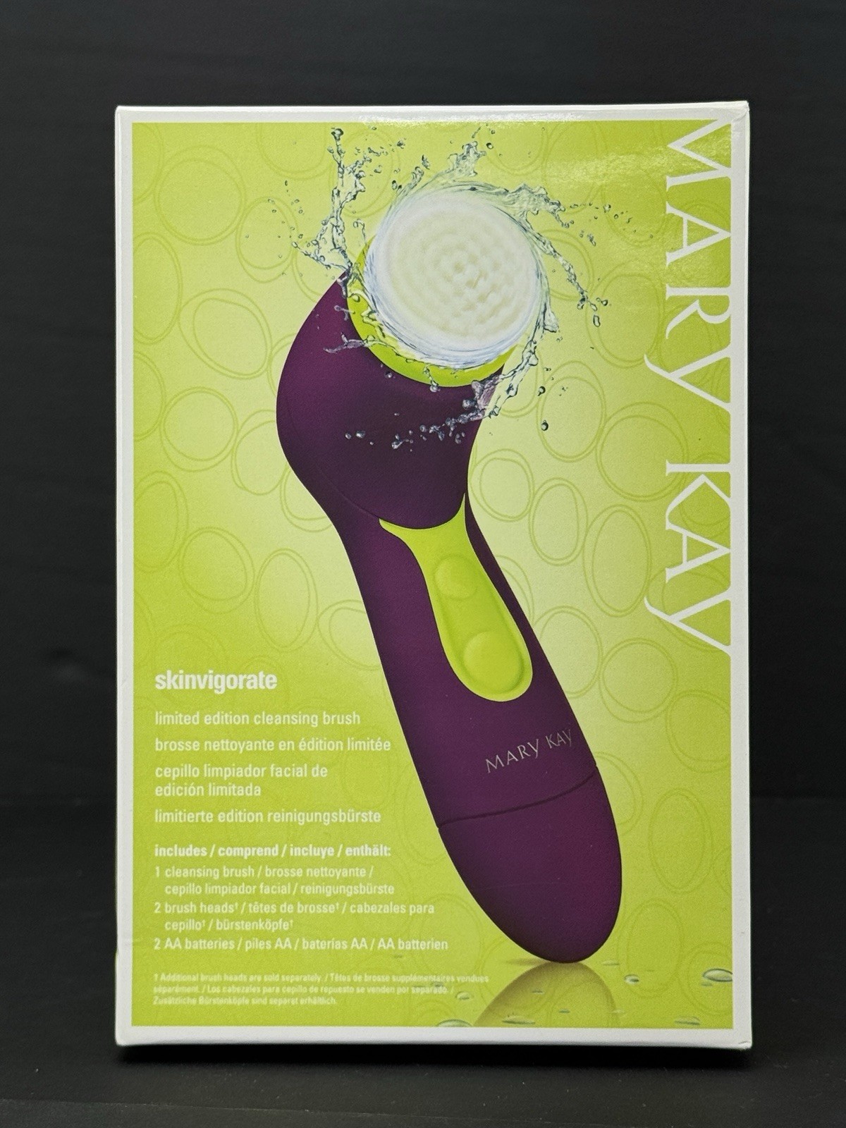 Mary Kay SKINVIGORATE Cleansing Brush Limited Edition w/ 2 Heads