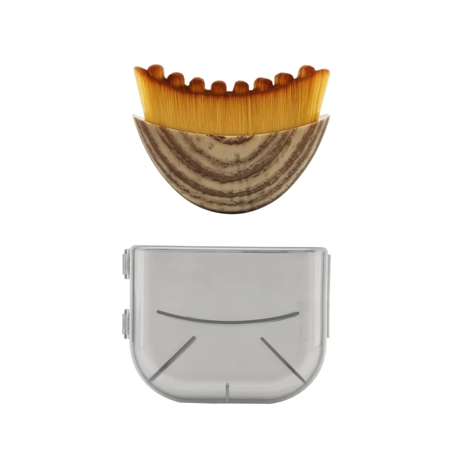 Facial Massage Brush for Face & Jawline, Ergonomic Dry Brush Designed for Precis
