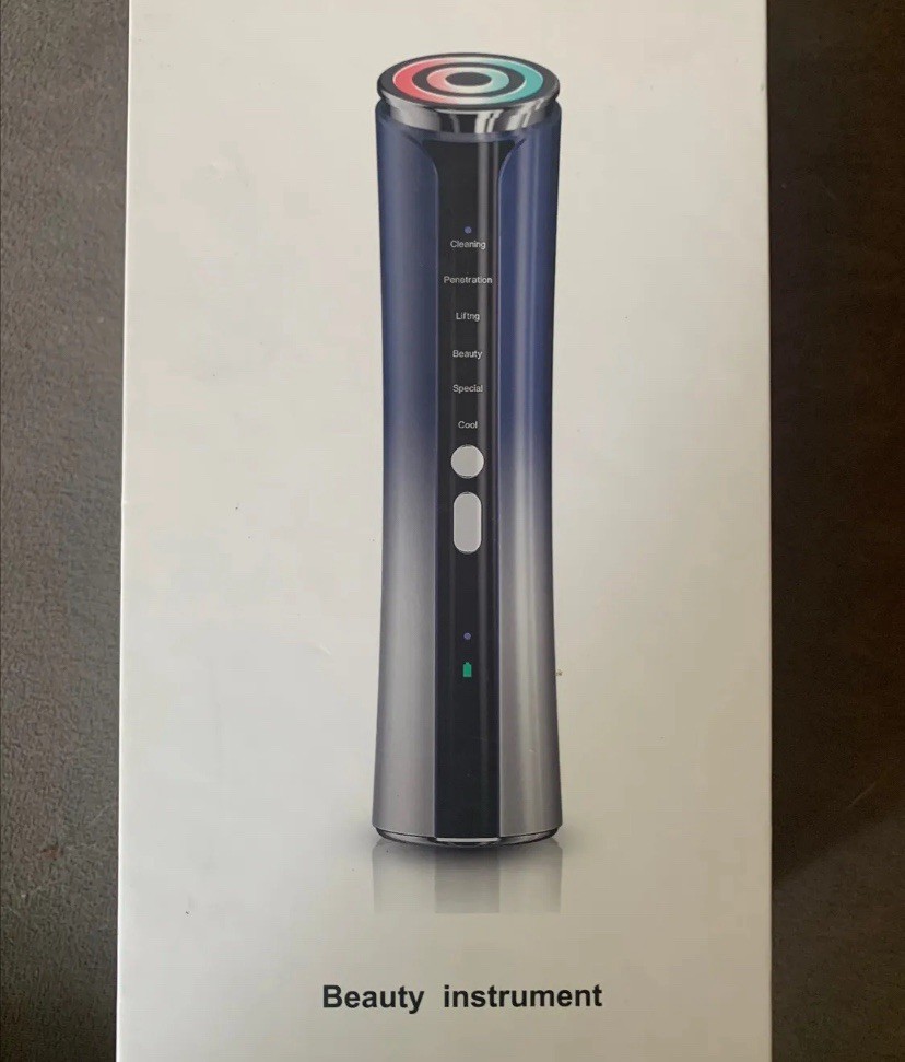 NIB Microcurrent Facial Device Facial Massager 6 in 1 Home Use Skin Tightening