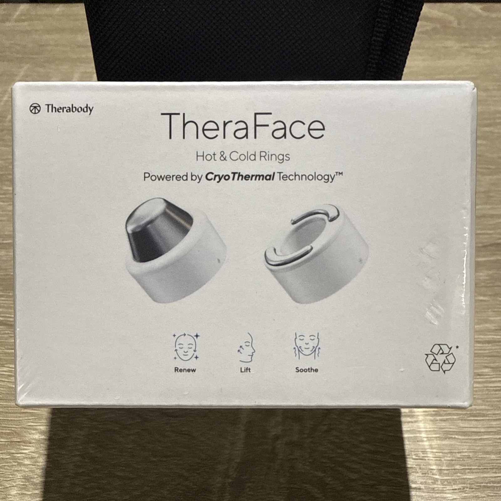 Therabody TF02269-01 TheraFace Hot & Cold Rings – White.sealed