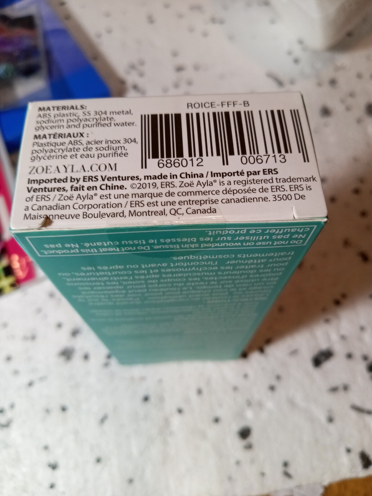 Zoe Ayla, Ice Roller NIB
