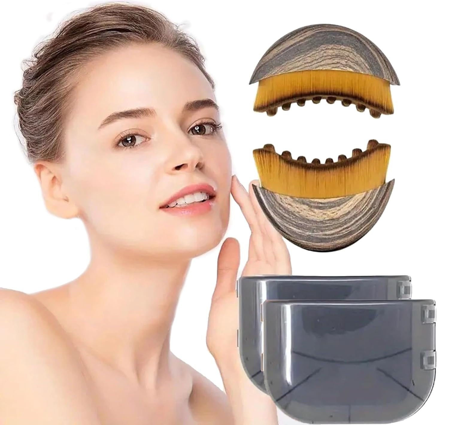 Lymphatic Drainage Massager Lymphatic Contour Face Brush Double Chin Reducer Lym