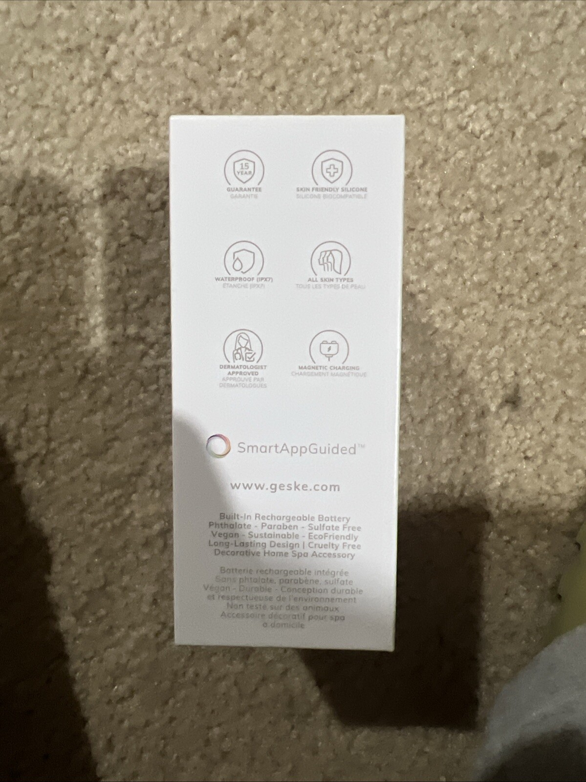 GESKE SmartAppGuided Sonic Facial Brush 5 in 1 | Electric Facial Cleansing Brush