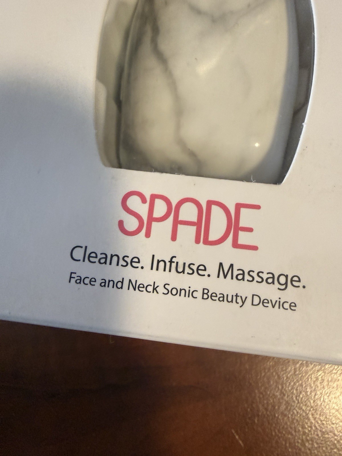 POP Sonic Spade Face & Neck Vibrating Cleanser Massager Fascial Beauty Skin