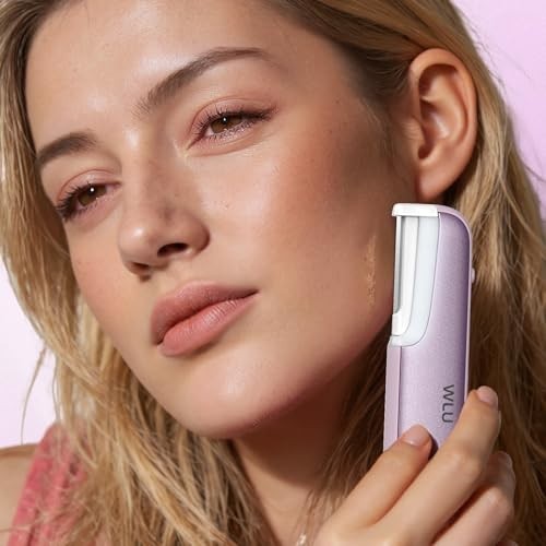 Sonic Dermaplaning Tool for Facial Exfoliation & Peach Fuzz Removal – 10 Blades