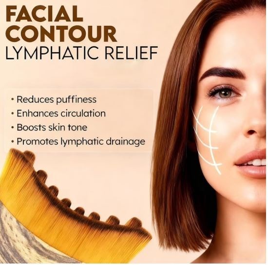 Aeki Lymphatic Contour Face Brush Facial Brush for Wrinkles MPN X004WOPWOT