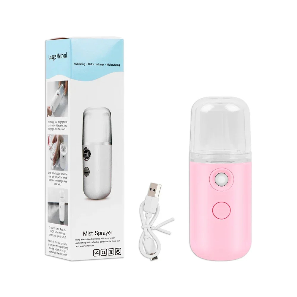 Nano Facial Steamer Facial Mister Portable Face Mister Cool Nano Mist Sprayer fo