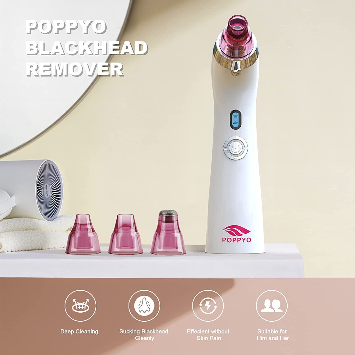 Blackhead Remover Pore Vacuum Electric Blackhead Vacuum Cleaner Blackhead (C1)