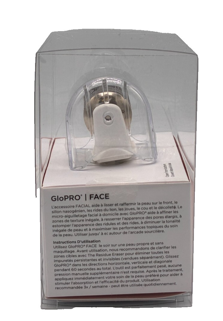 Beautybio Glopro Face Micro Tip Attachment ~ White Different Presentation ~ BNIB