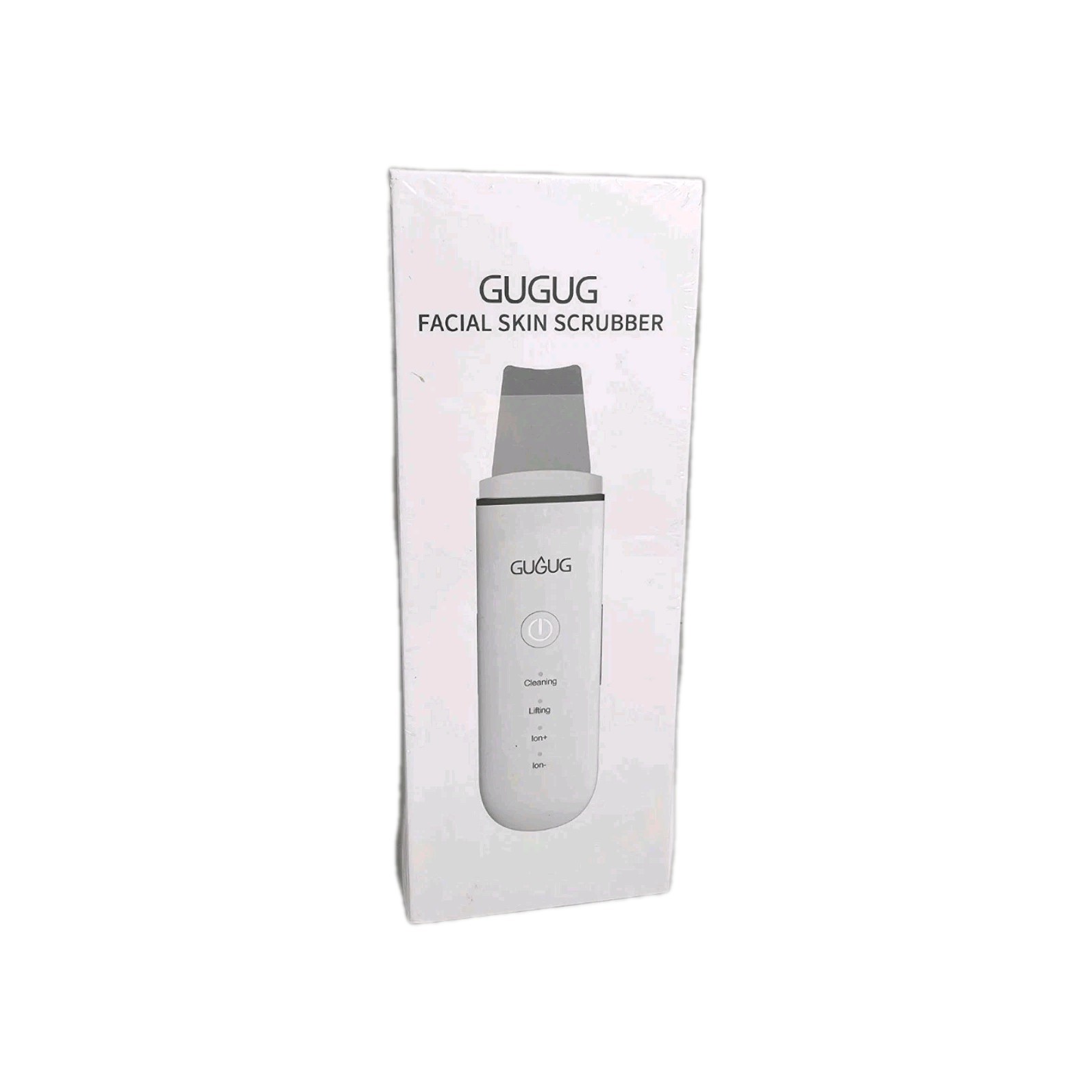 Gugug BS-357 Facial Skin Scrubber White Facial Deep Cleanser Device