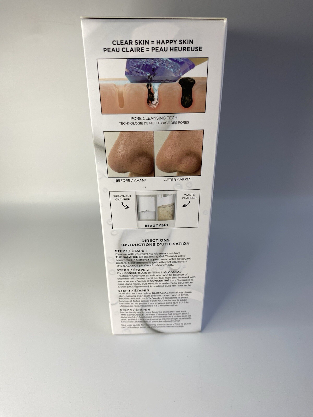 BeautyBio GLOfacial Pore Cleansing + Blue LED Tool – Retails $199 – NEW & SEALED
