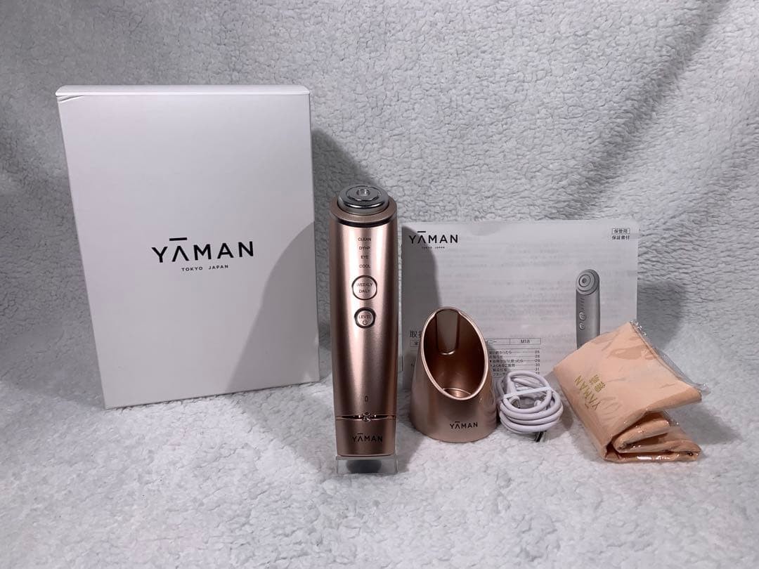 YA-MAN Photo Plus Shiny Beauty Device M18-YL Facial Care Set Box Japan