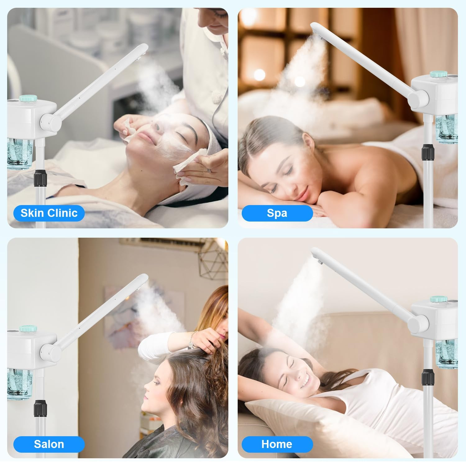 Professional Facial Steamer, Vaporizador Facial Steamer for Esthetician, Face St