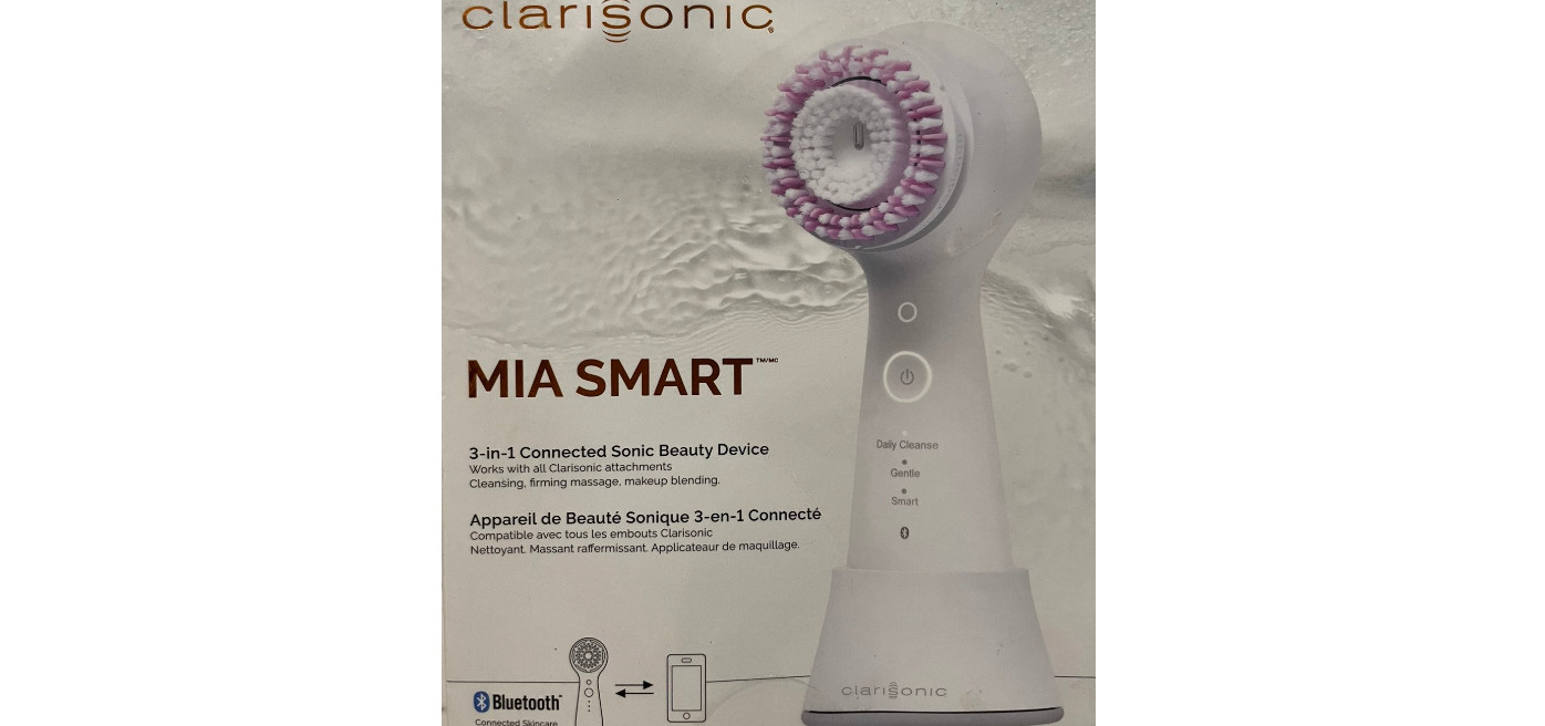 Clarisonic Mia Smart Sonic 3 N 1 Facial Cleansing Brush – NIB FACT SEALED WHITE