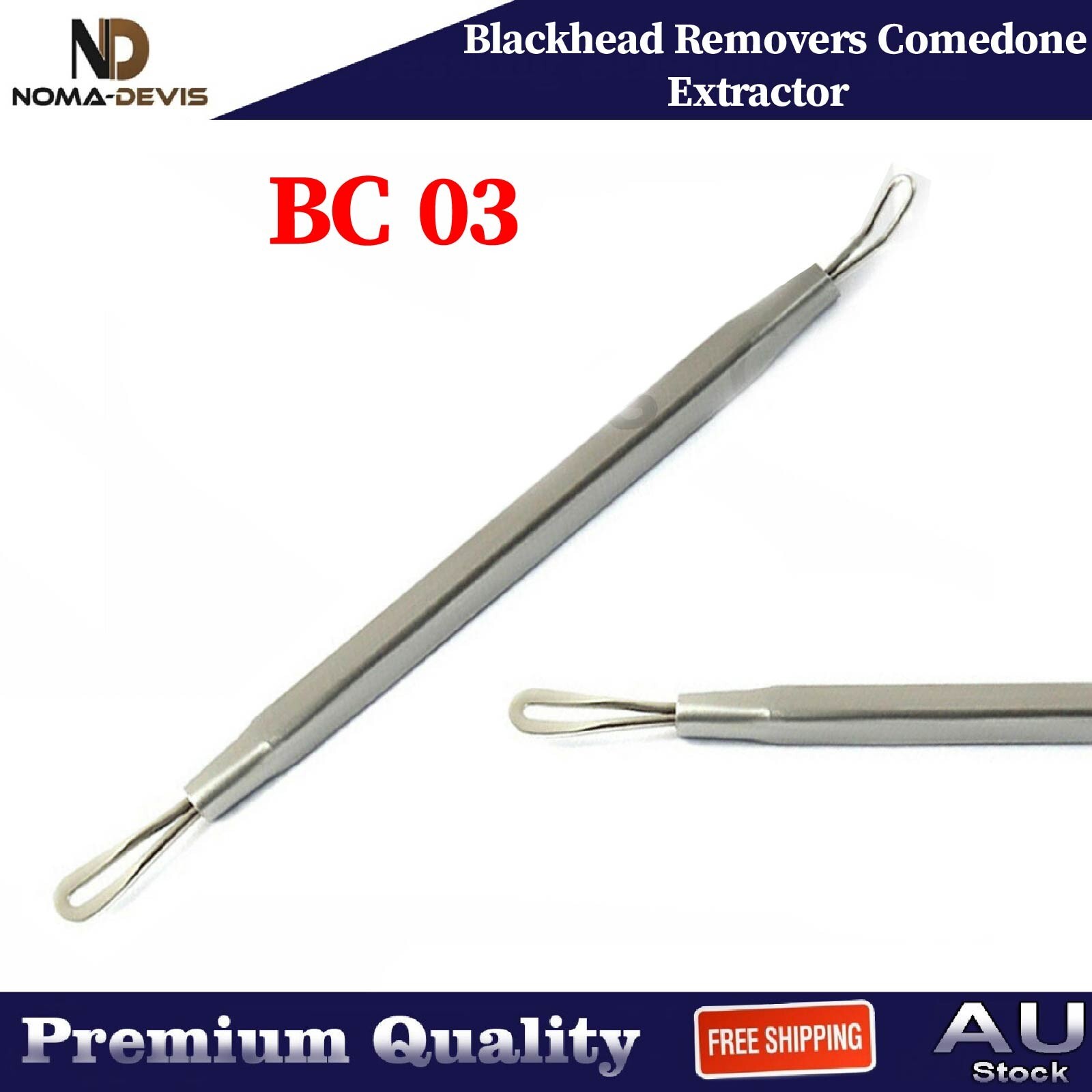 Womens Skin Care Acne Blemish Comedone Extractor Blackhead Removers BC 03