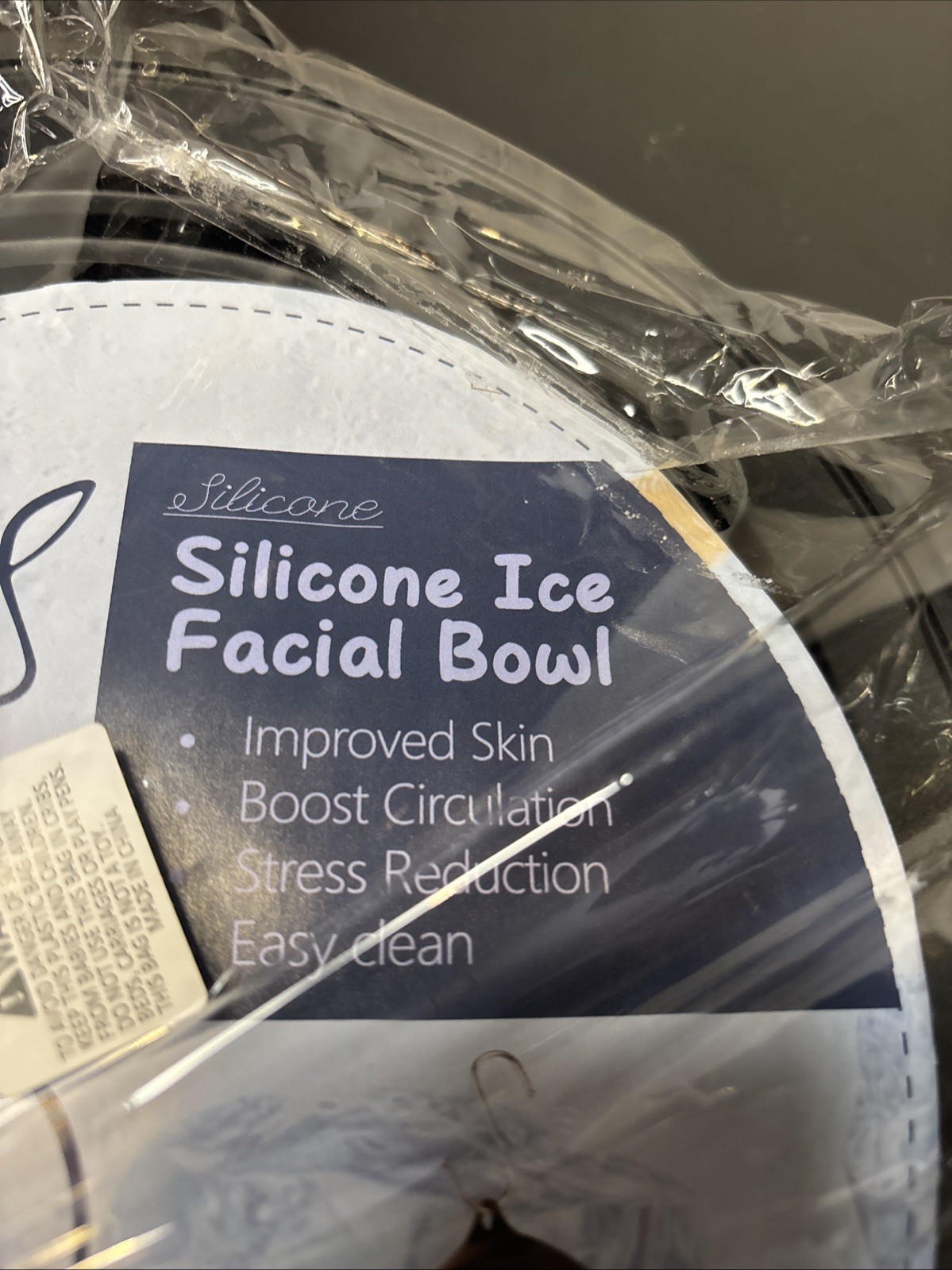 Silicone Ice Facial Bowl Folding Ice Facials Basin Facials Skin Cares Tool