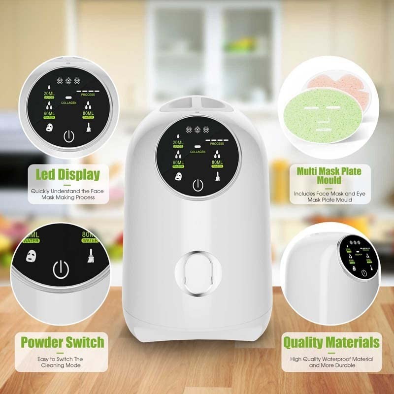 Facial Mask Making Machine Set Silent Beauty Facial Spa Touchscreen Version Home