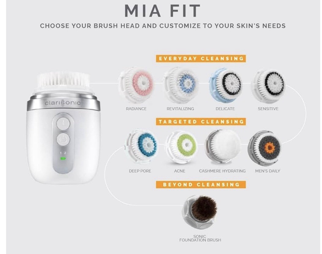 Clarisonic Mia Fit Skin Cleaning Face Brush PINK