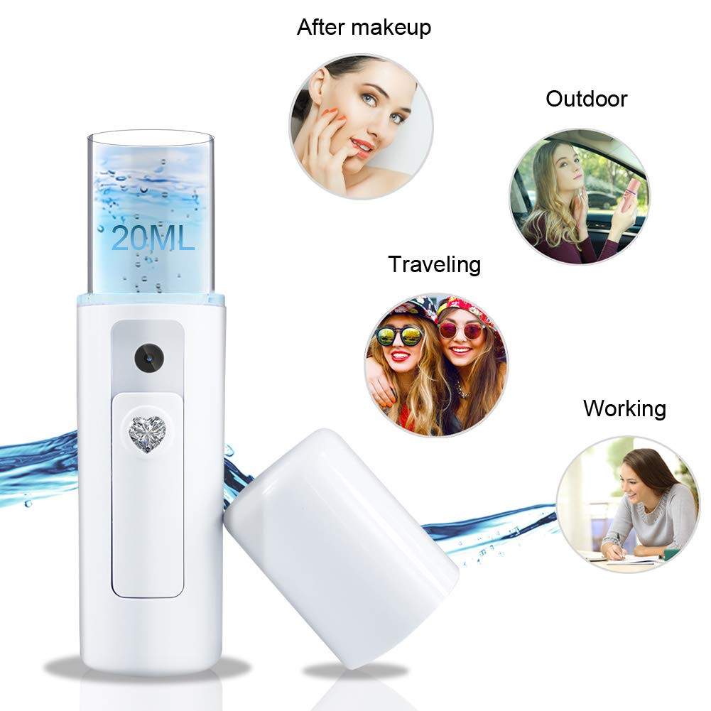 Nano Facial Mister Portable Cool Mist Sprayer for Eyelash Extensions Skin Care