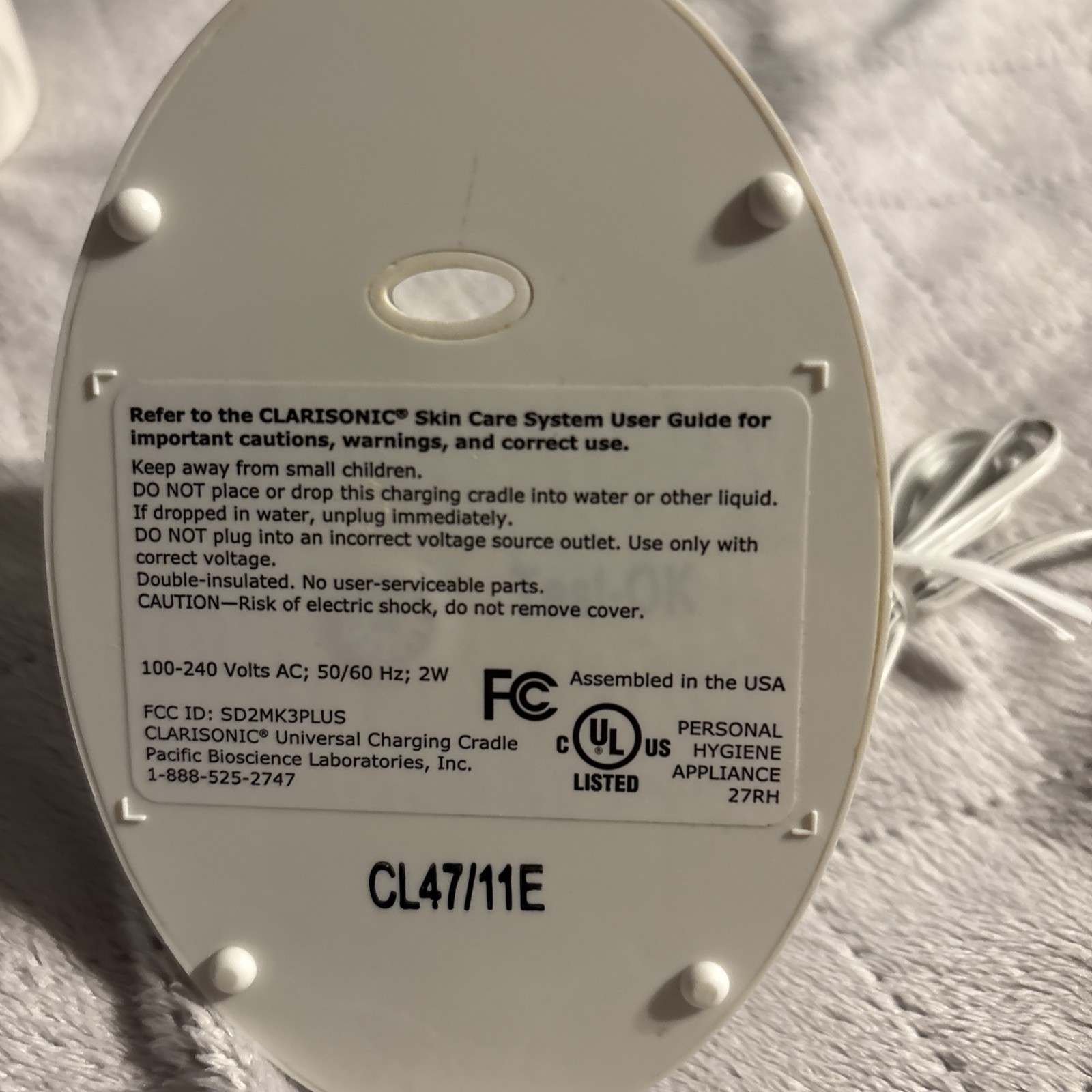 Clarisonic Pro And Charger For Parts Or Refurbishment