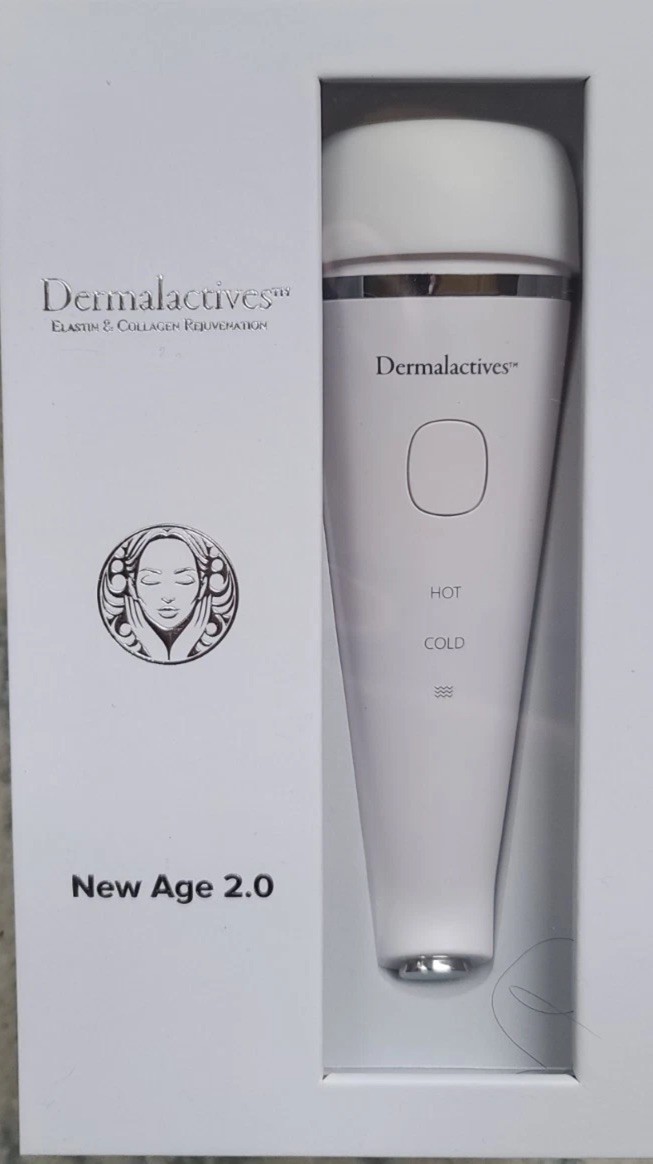 Dermalactives New Age 2.0 Facial Toning Device LED Light Hot Cold Therapy