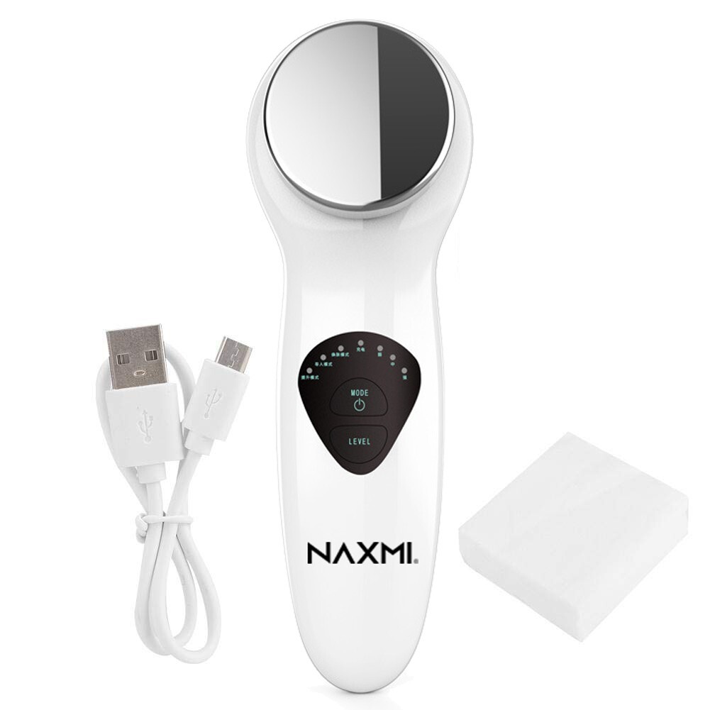 Negative Ion Facial Massager Electric Warm Compress Face Cleaning Device OFFER!!