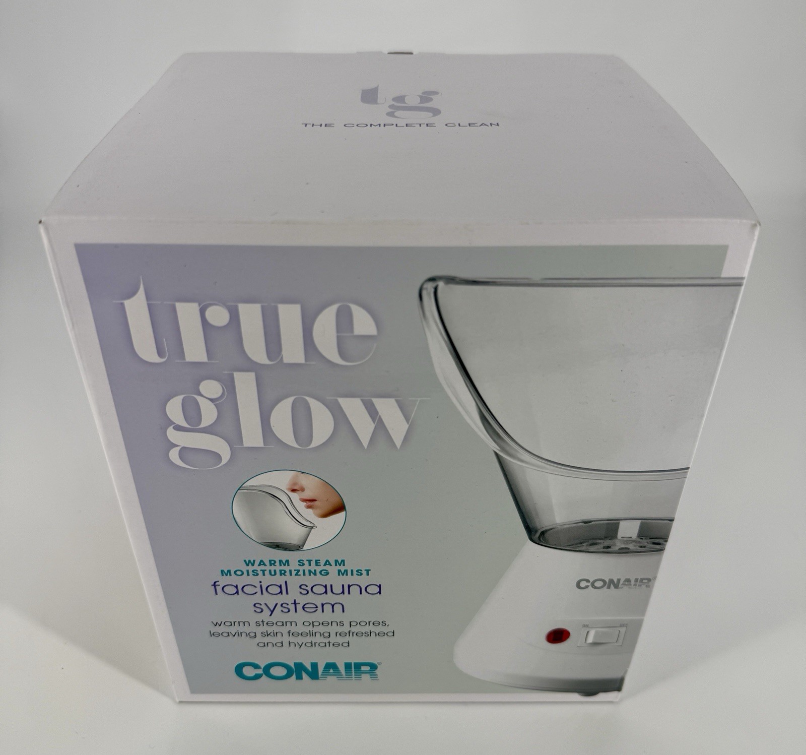 Conair True Glow Warm Steam Facial Sauna Steamer BRAND NEW