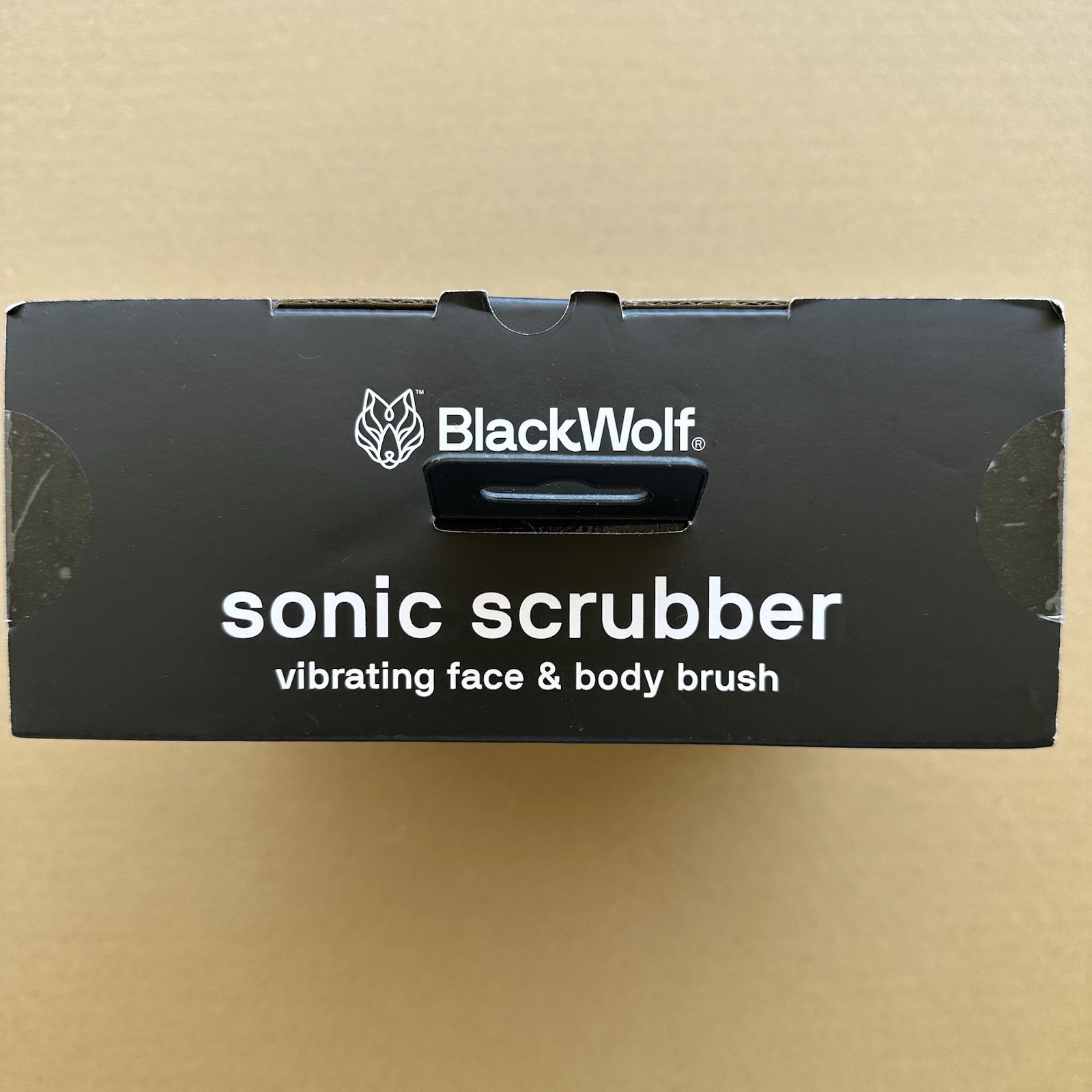 BlackWolf Sonic Scrubber Vibrating Face & Body Brush | Rechargeable | New