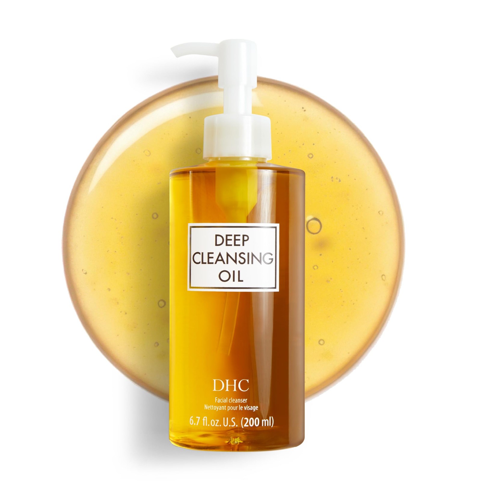 DHC Deep Cleansing Oil, Facial 6.7 Fl Oz (Pack of 1), Yellow