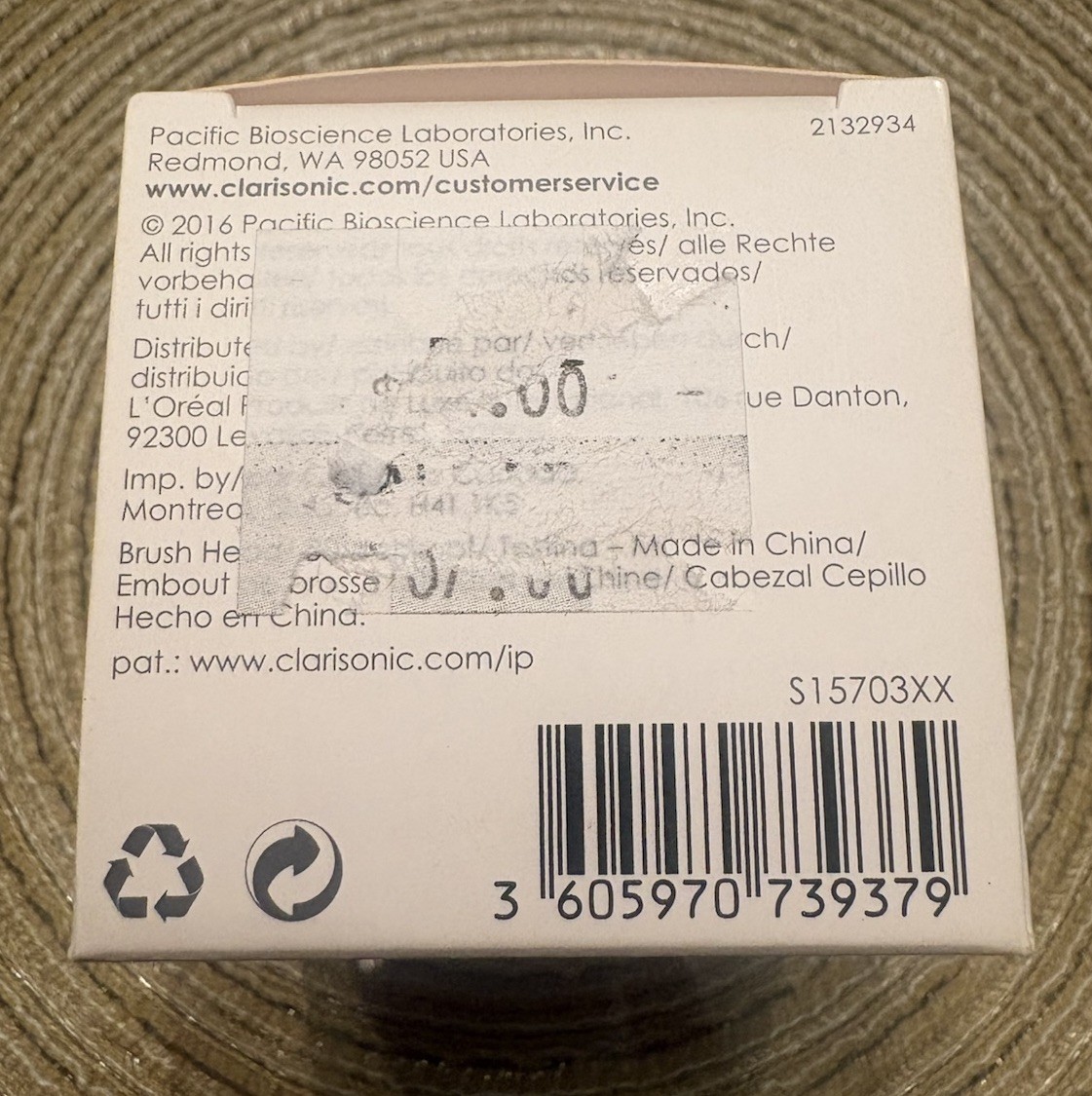 2 Clarisonic Cleansing system Replacement Brush Heads RADIANCE Twin Pack