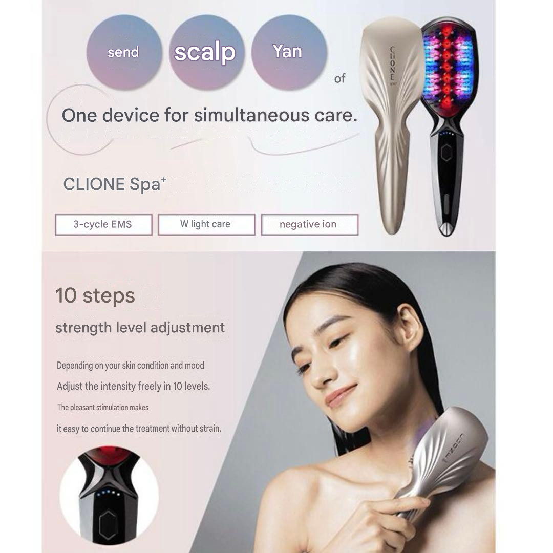 Plamine Clione Spa + Plus EMS Electric Brush Massage Facial Beauty Care Japan