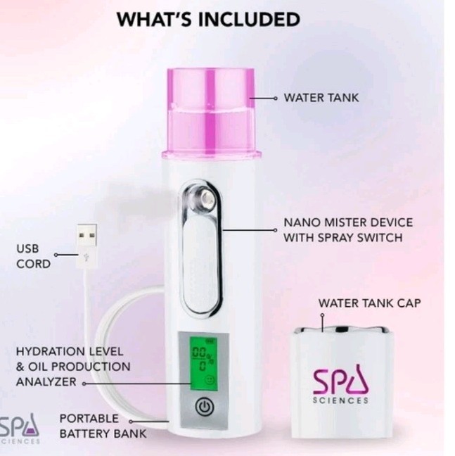 SPA SCIENCES Nano Sprayer Hydrate Mist Machine Skin Analyzer NWOT