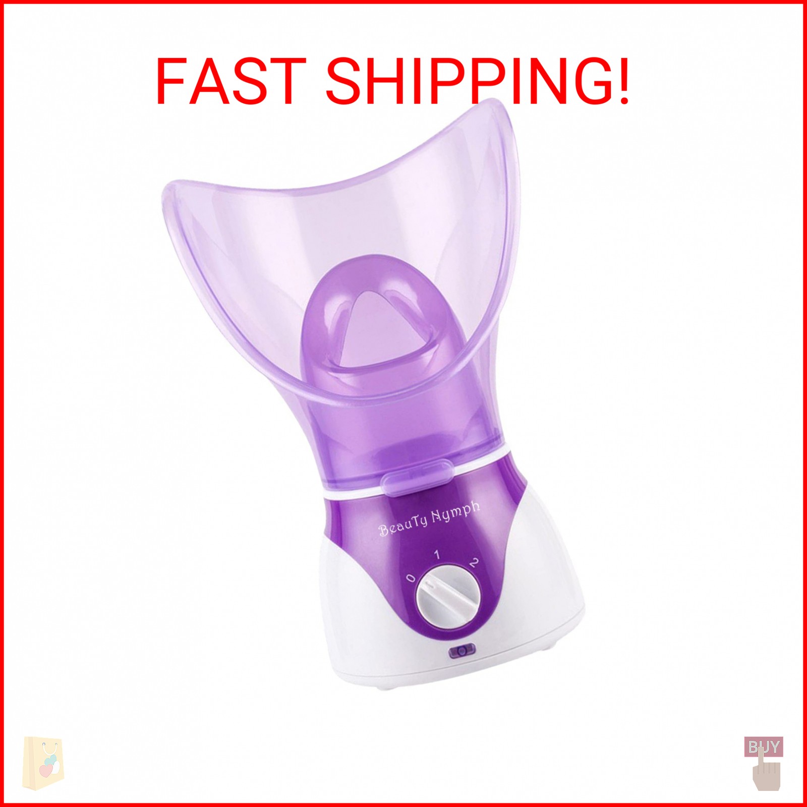 Face Steamer,Beauty Nymph Spa Home Facial Steamer Sauna Pores and Extract Blackh