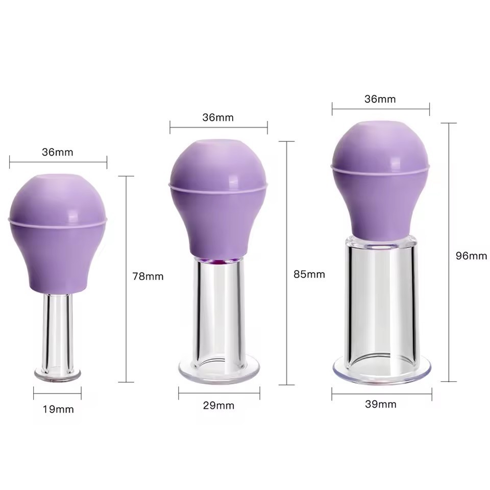 Cupping Skin Lifting Anti Cellulite Massager for Face Pvc Body Cups Skin Scrapin