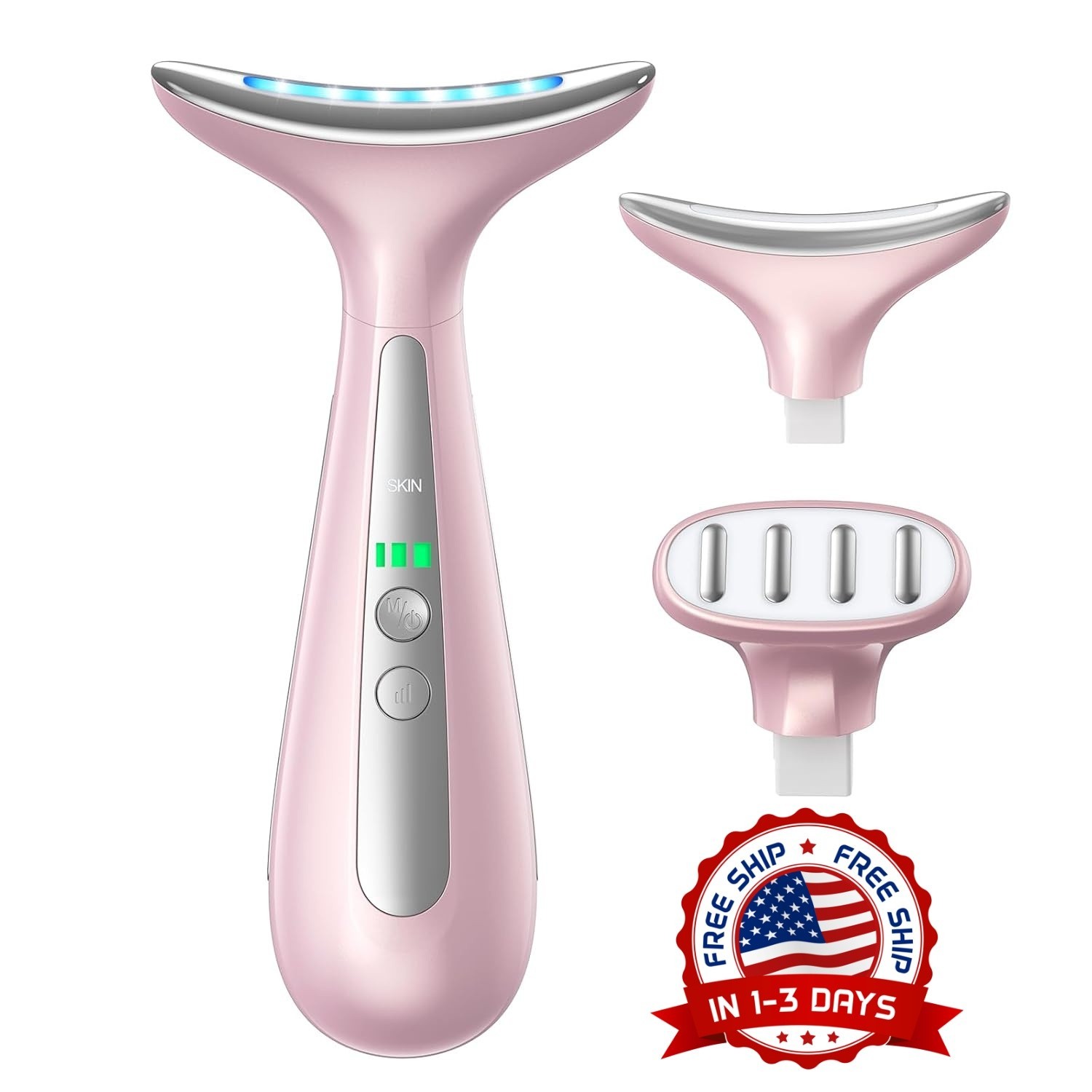 Facial y masajeador para rostro, cuello y ojos,lifting y reafirmación de la piel