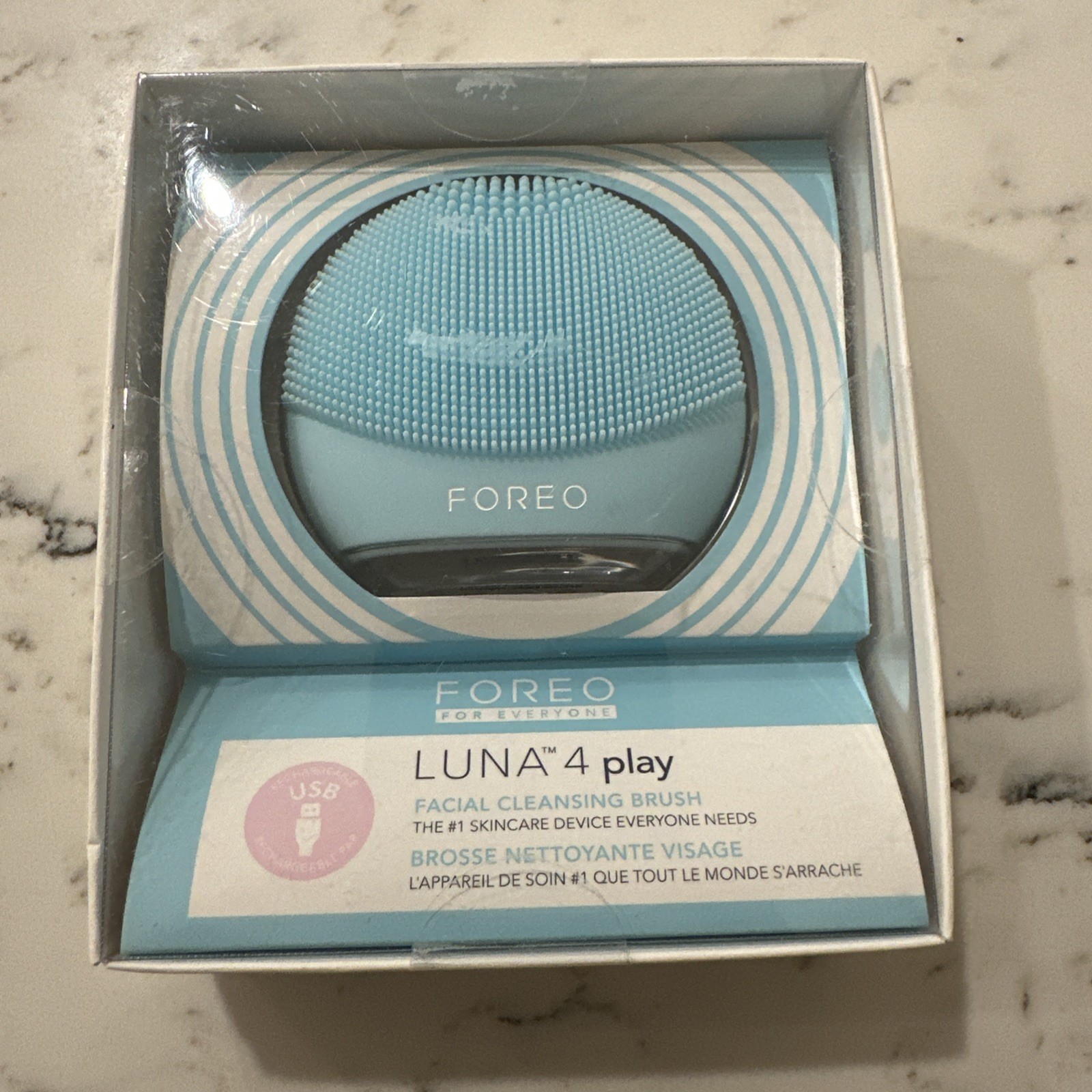 Foreo Luna 4 Play Facial Cleansing Brush “Mint For You” V2 USB New In Sealed Box