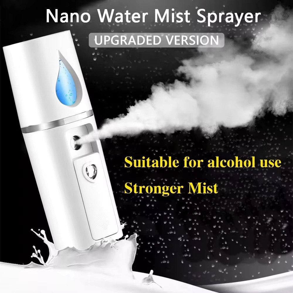 30ML USB Rechargeable Facial Mist Sprayer Portable Nano Spray Skin Care Device
