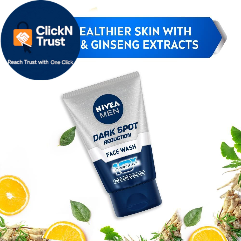 Nivea Men Dark Spot Reduction Face Wash (10X 1.76 Ounce (Pack of 1)