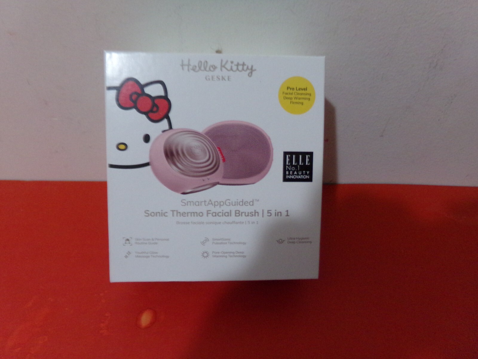 Hello Kitty Sonic Thermo Facial Brush 5 in 1 – Pink by Geske for Women – 1 Pc Br